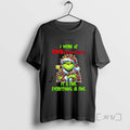 Officials Grinch I Work At Cvs Pharmacy Logo Its Fine Everything Is Fine Tee Sweater