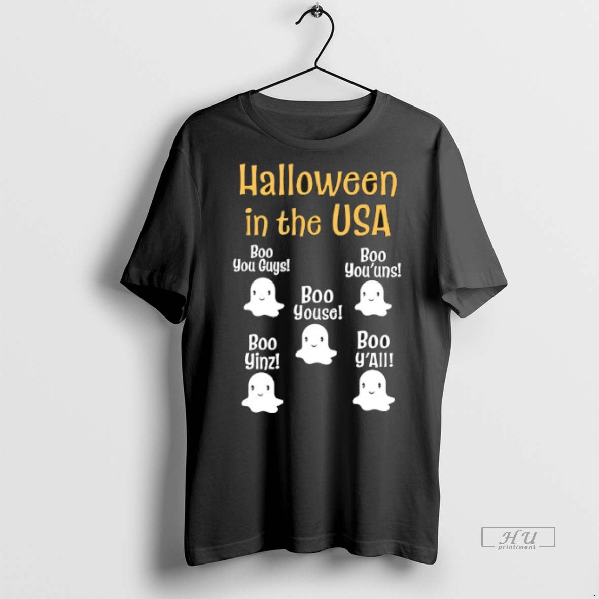 Officials Halloween In The Usa Boo Tee Shirt Sweater