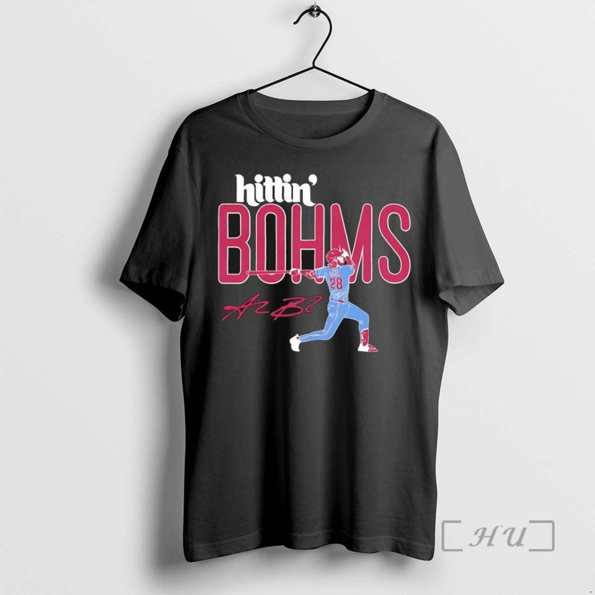 Officials Hittin Bohms Philadelphia Phillies Baseball Alec Bohm Signature Tee Shirt Sweater