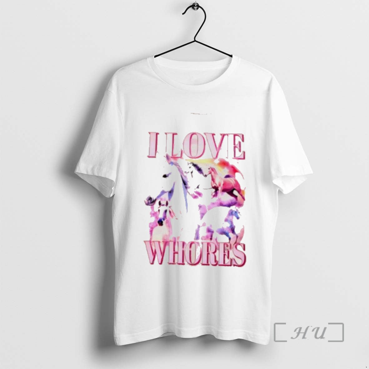 Officials Horse I Love Whores Tee Sweater