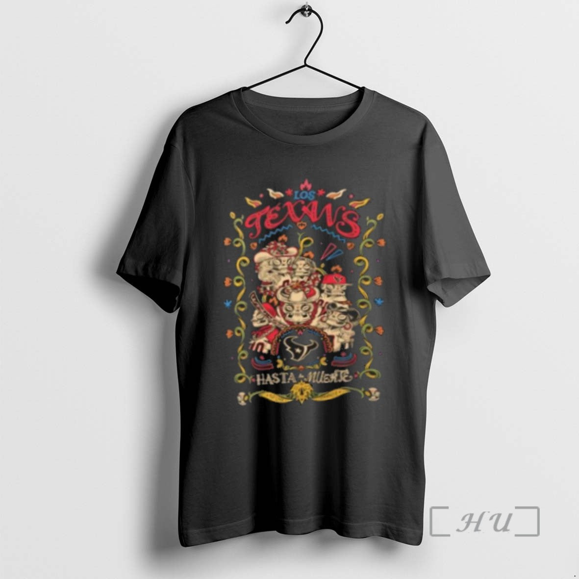 Officials Houston Texans Hasta La Muerte Graphic T Shirt Sweater