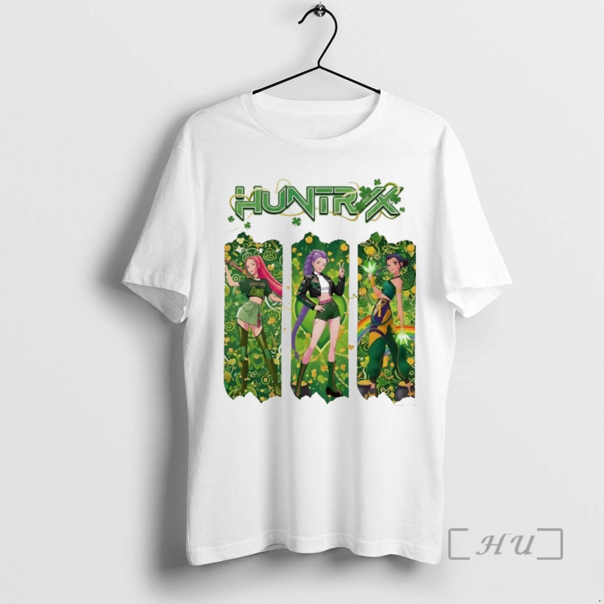 Officials Huntrix Kpop Demon Hunter Happy Patricks Day Unisex