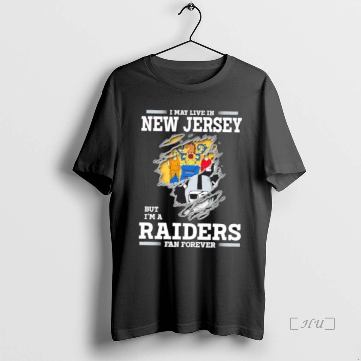 Officials I May Live In New Jersey But Im A Raiders Fan Forever T Shirts