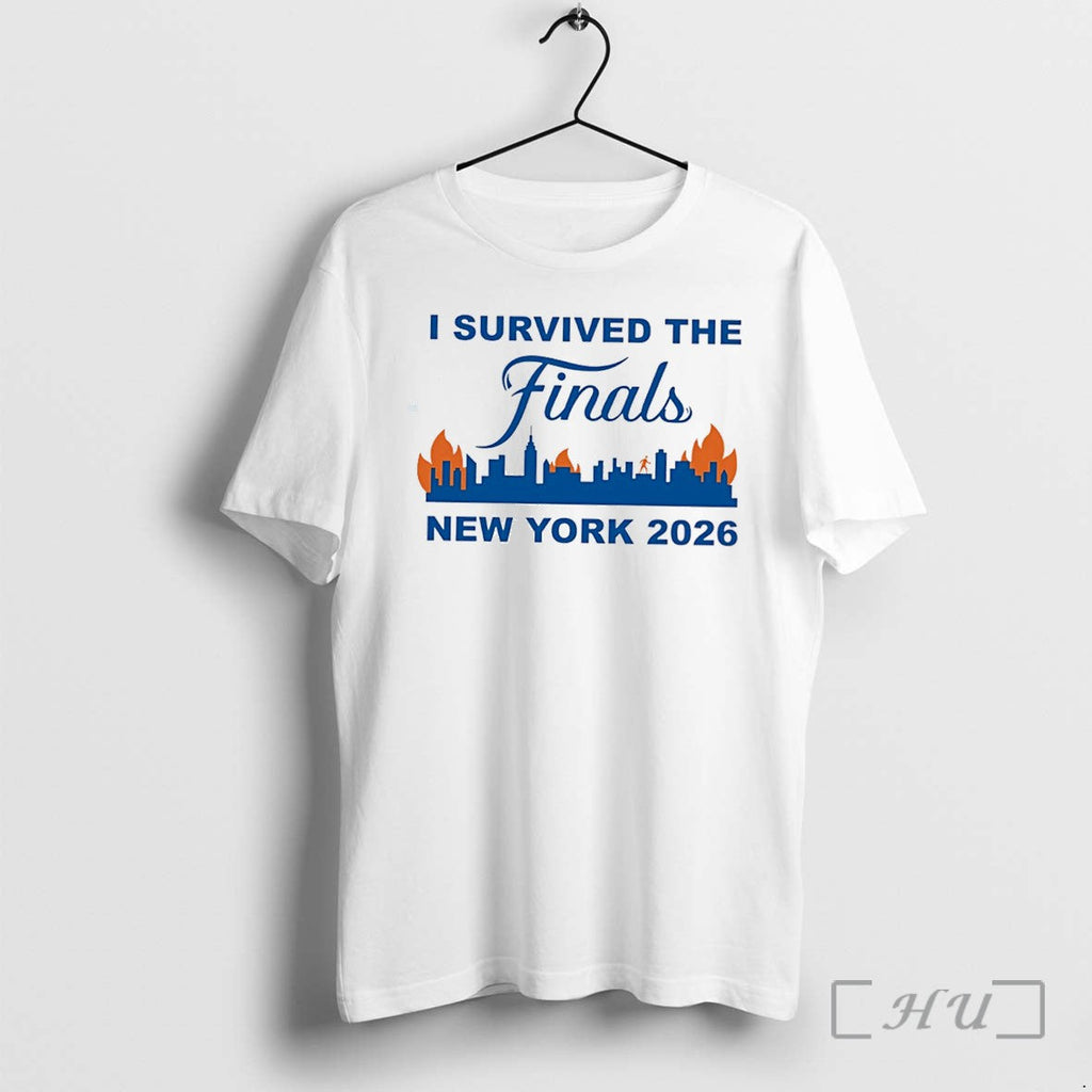 Officials I Survived The Finals New York 2026 Knicks Skyline Tee Premium T Shirts Sweater Unisex