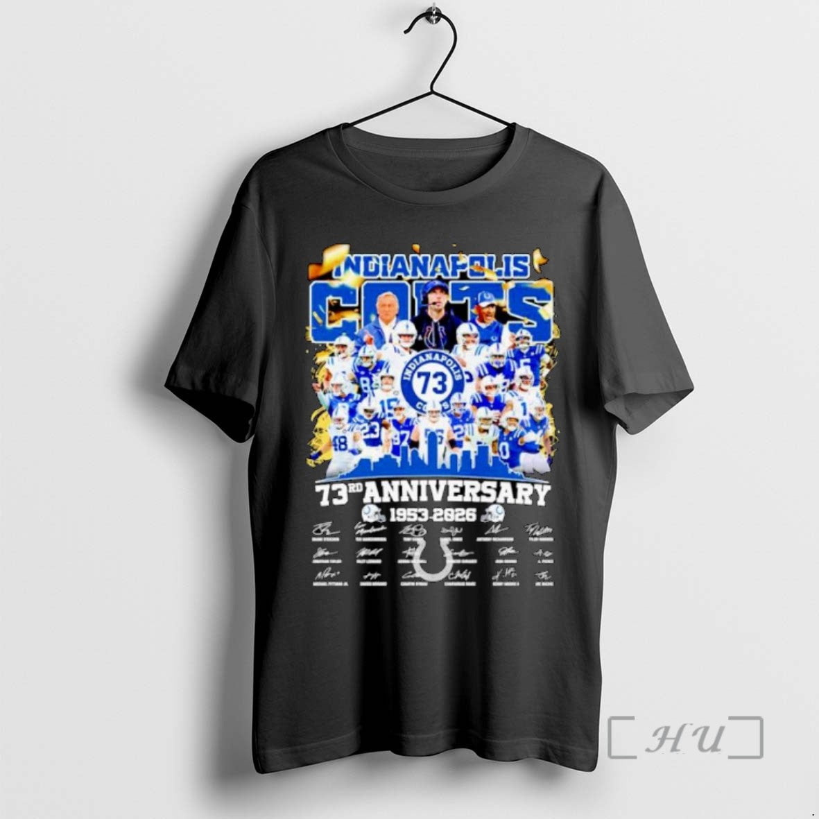 Officials Indianapolis Colts 1953 2026 73rd Anniversary Thank You For The Memories Signatures Ornaments