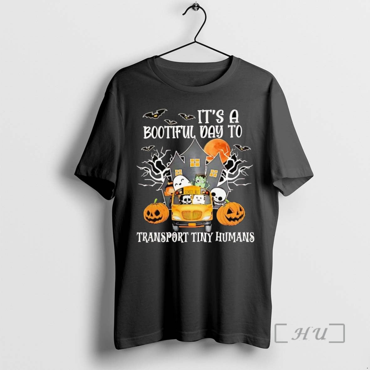 Officials Its A Bootiful Day To Transport Tiny Humans Halloween T Shirt Sweater