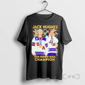 Officials Jack Hughes Hero Usa Mens Olympic Hockey Olympic 2026 Gold 1 Premium T Shirts Unisex