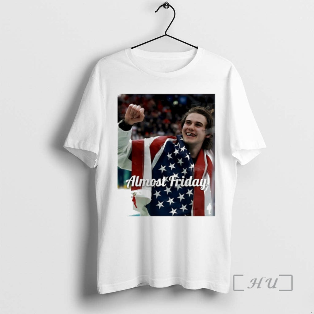 Officials Jack Hughes Celebrating 2026 Winter Olympics Almost Friday Unisex