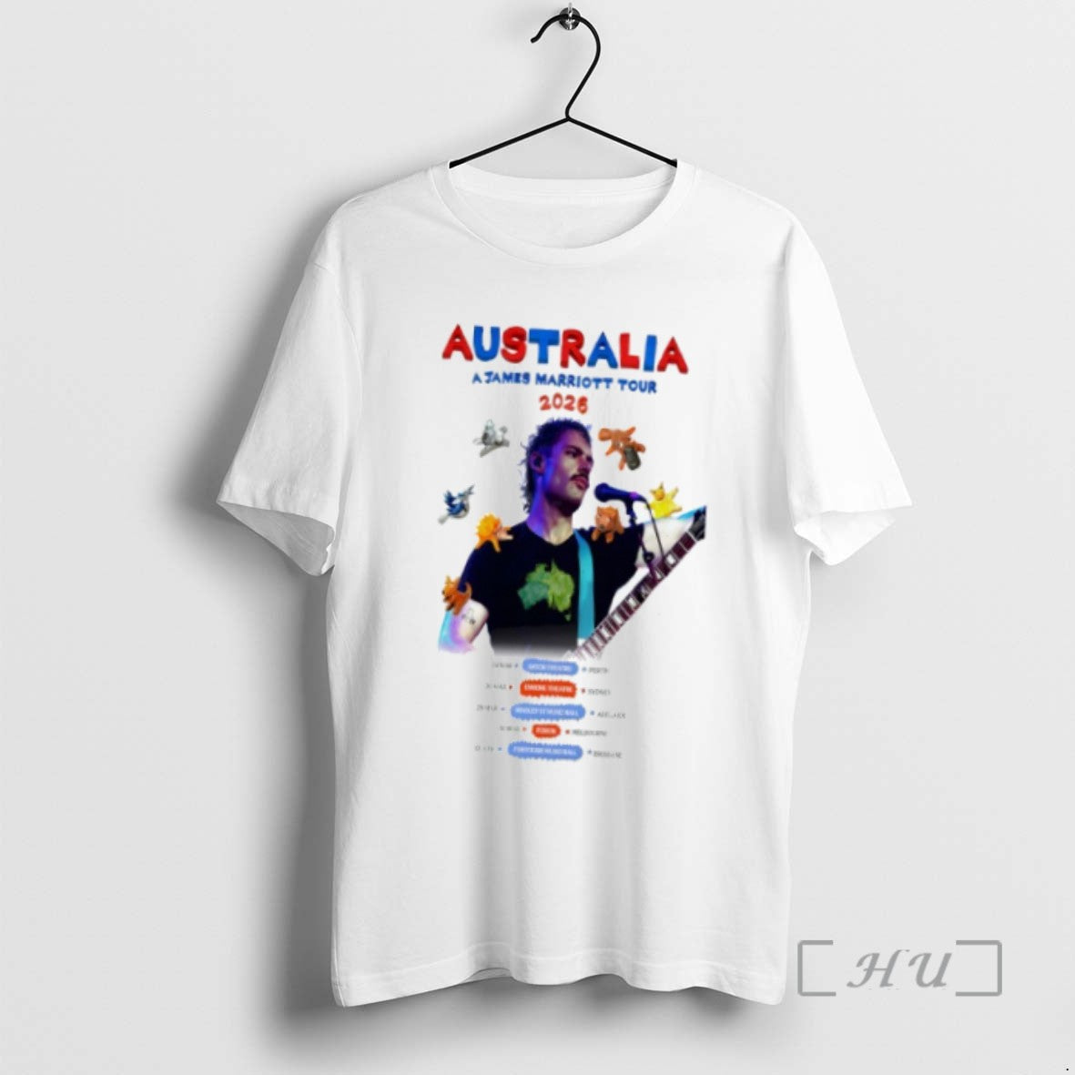 Officials James Marriott Live Australia Tour 2026 Shirts Sweater