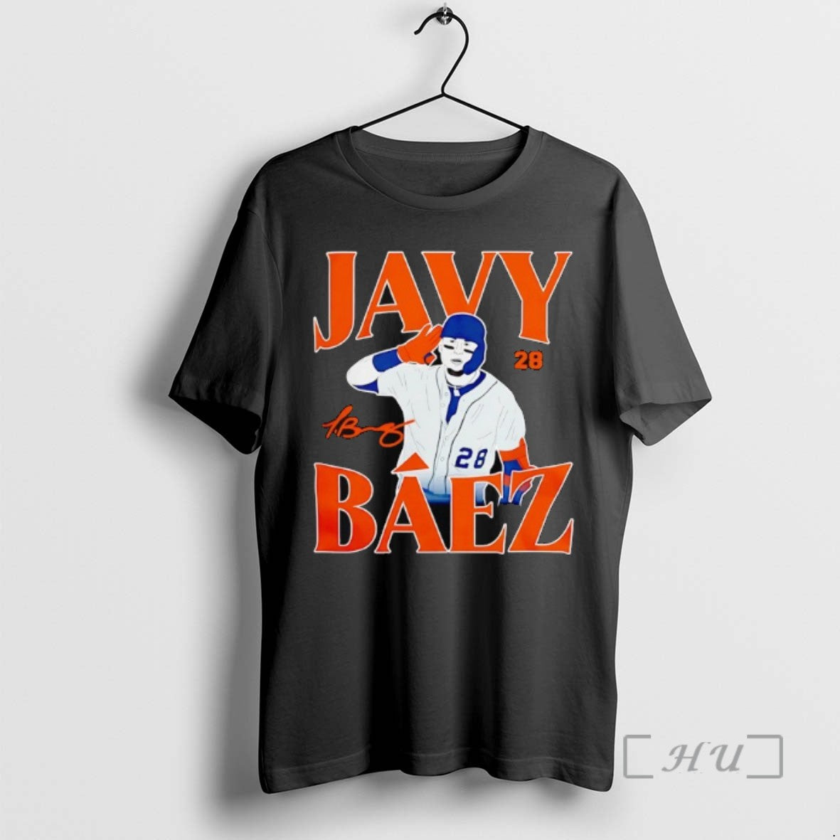 Officials Javy Baez Detroit Tigers Baseball Signature Tee Sweater