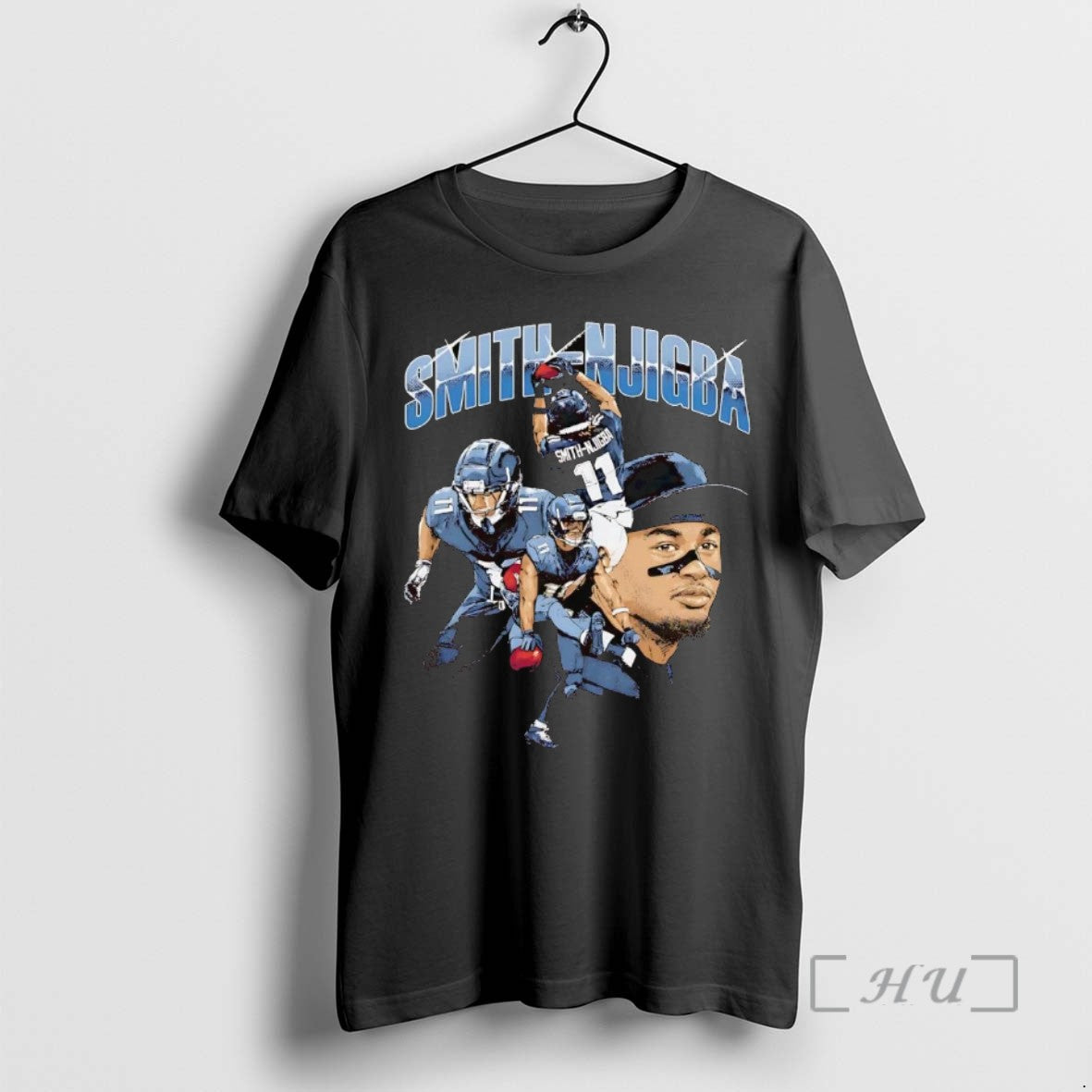 Officials Jaxon Smith Njigba Picture Collage Seattle Tee Shirt Sweater
