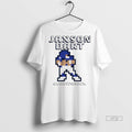 Officials Jaxson Dart New York Giants Quarterback Retro Baller Tee Shirt Sweater