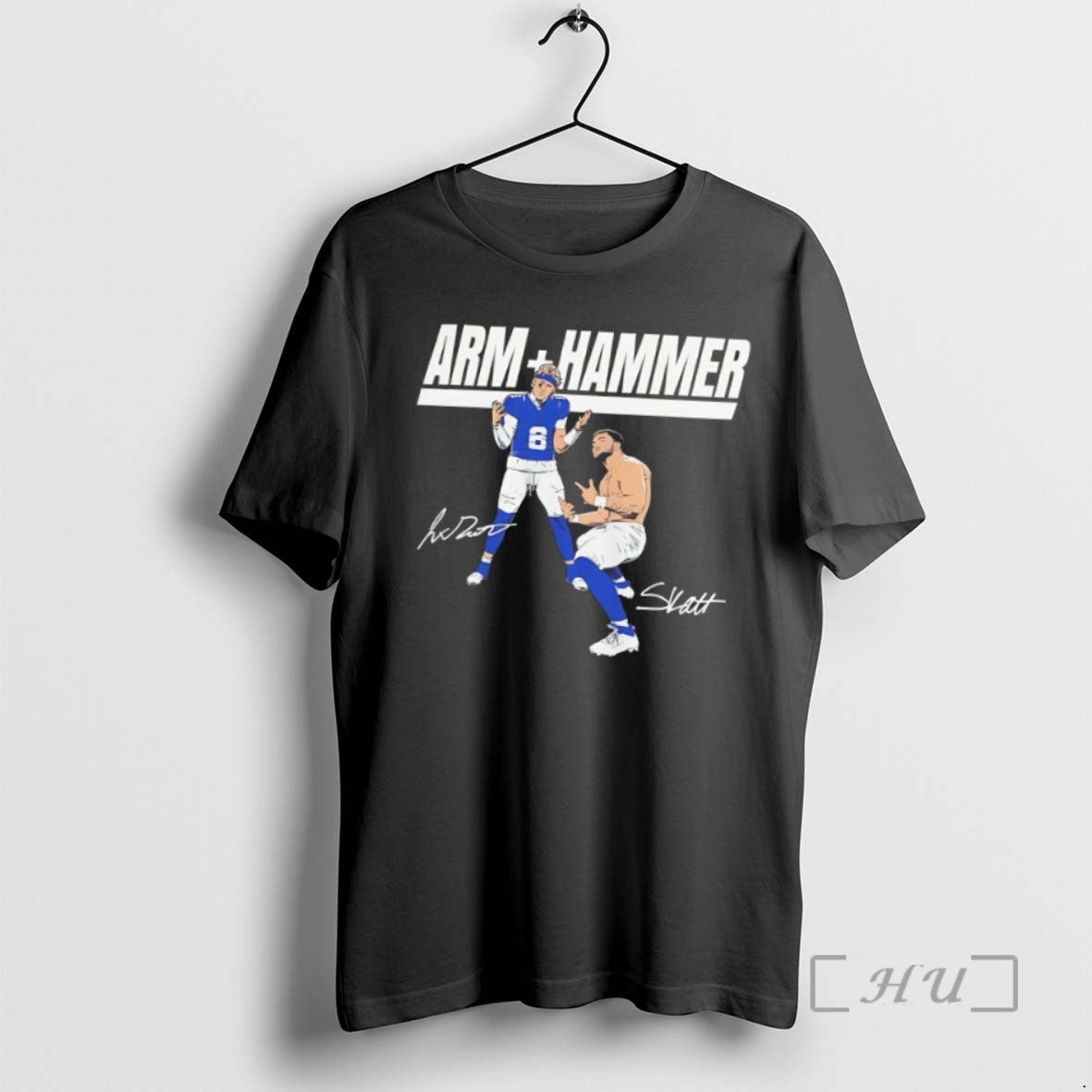Officials Jaxson Dart And Cam Skattebo Arm Hammer Signatures Shirts Sweater