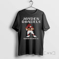 Officials Jayden Daniels Quarterback Retro Baller Long Sleve Shirts Sweater
