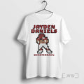 Officials Jayden Daniels Quarterback Washington Commanders Football Pixel Shirts Sweater