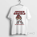 Officials Jayden Daniels Quarterback Washington Commanders Football Pixel