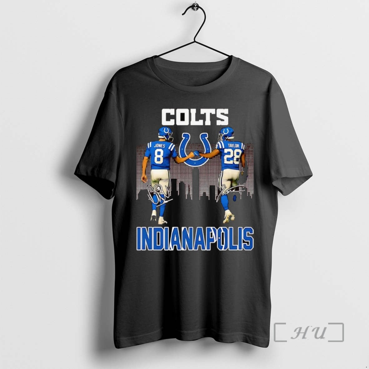 Officials Jaylon Jones And Jonathan Taylor Skyline Indianapolis Colts T Shirt Sweater