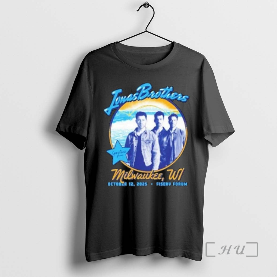 Officials Jonas Brothers October 12 2025 Fiserv Forum Milwaukee Tour Tee Shirt Sweater