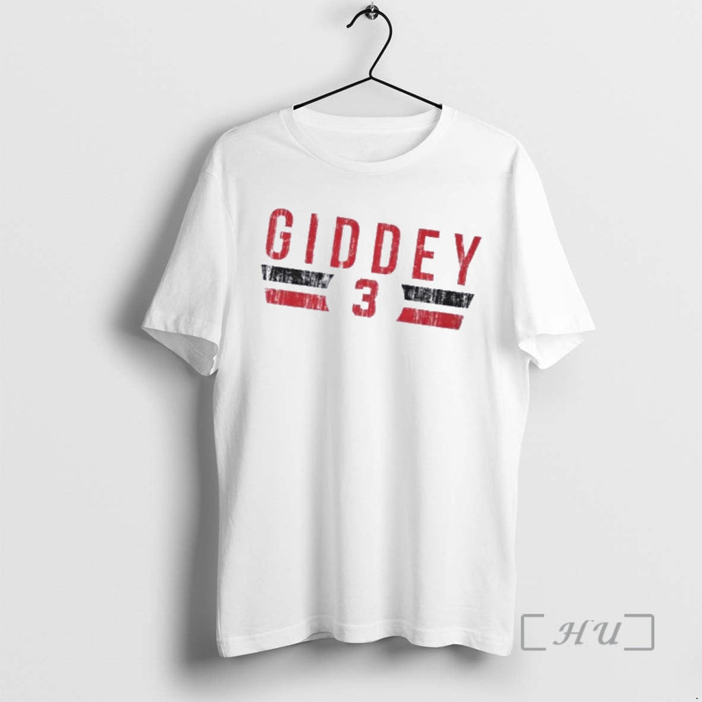 Officials Josh Giddey 3 Chicago Bulls Font Unisex
