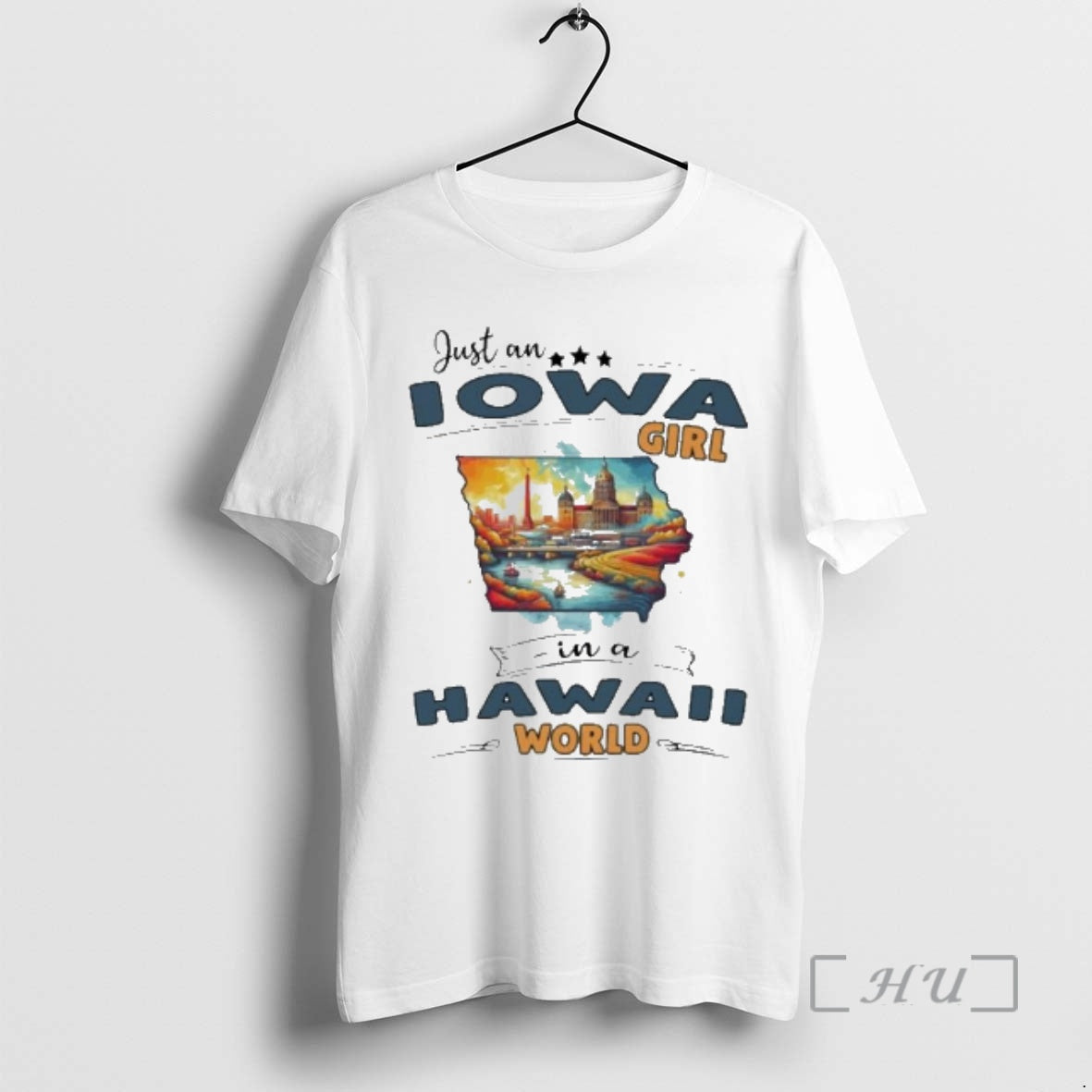 Officials Just An Iowa Girl In A Hawaii World Retro Unisex