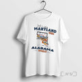 Officials Just A Maryland Girl Girl In A Alabama World Map Premium T Shirts Sweater Unisex