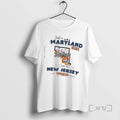 Officials Just A Maryland Girl Girl In A New Jersey World Map Premium T Shirts Unisex