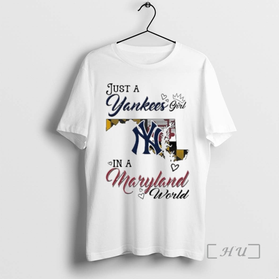 Officials Just A New York Yankees Girl In A Maryland World T Shirt Sweater