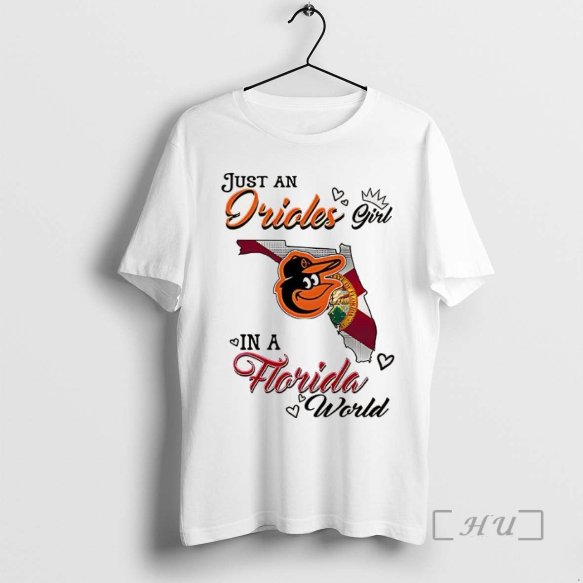 Officials Just A Orioles Girl In A World Florida World T Shirt Sweater