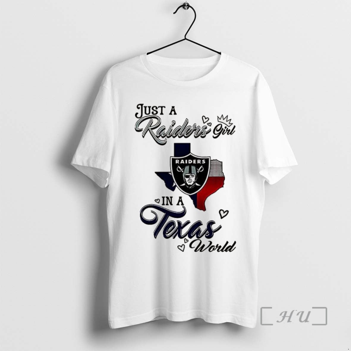 Officials Just A Raiders Girl In A World Texas World T Shirt Sweater