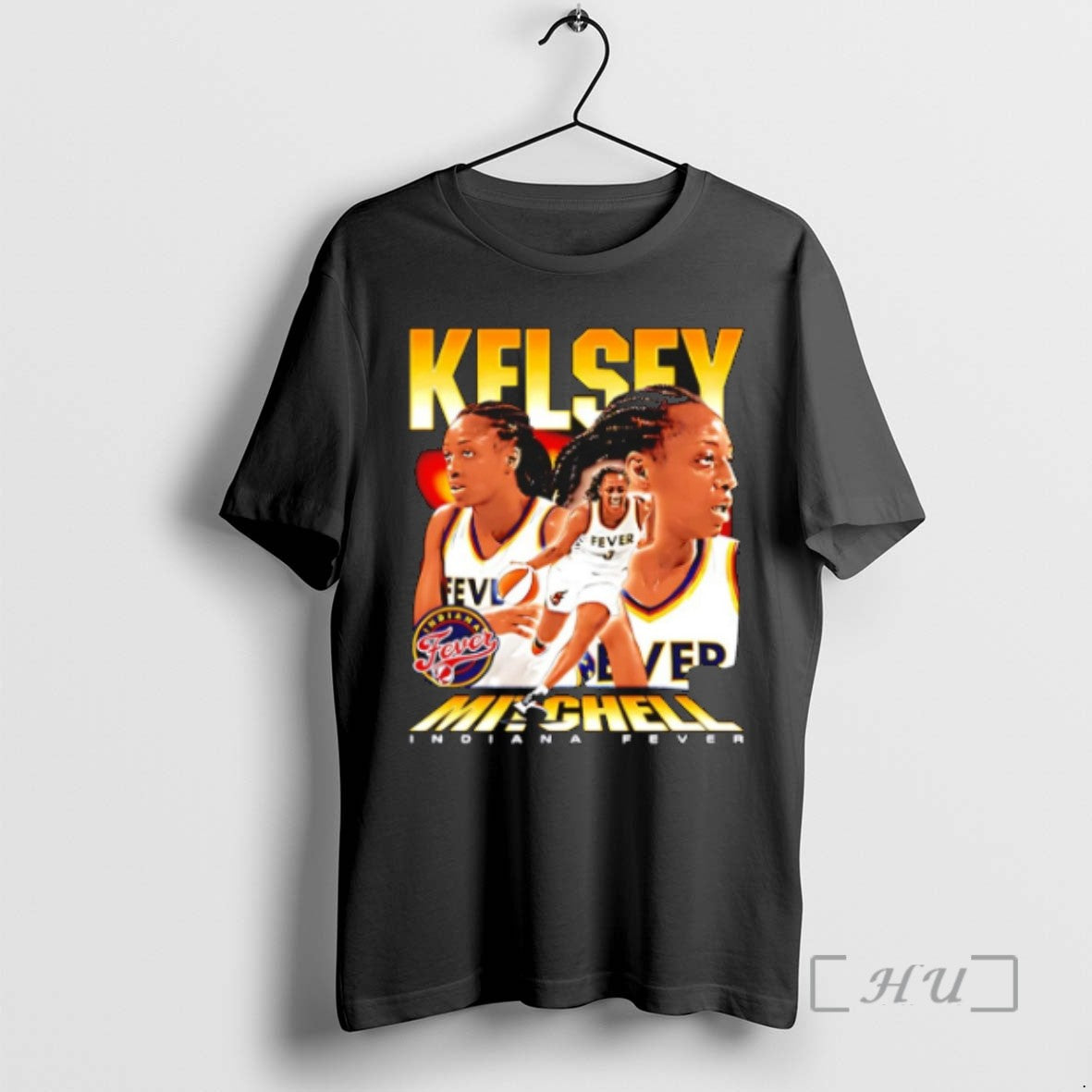 Officials Kelsey Mitchell Indiana Fever Player Collage T Shirt Sweater