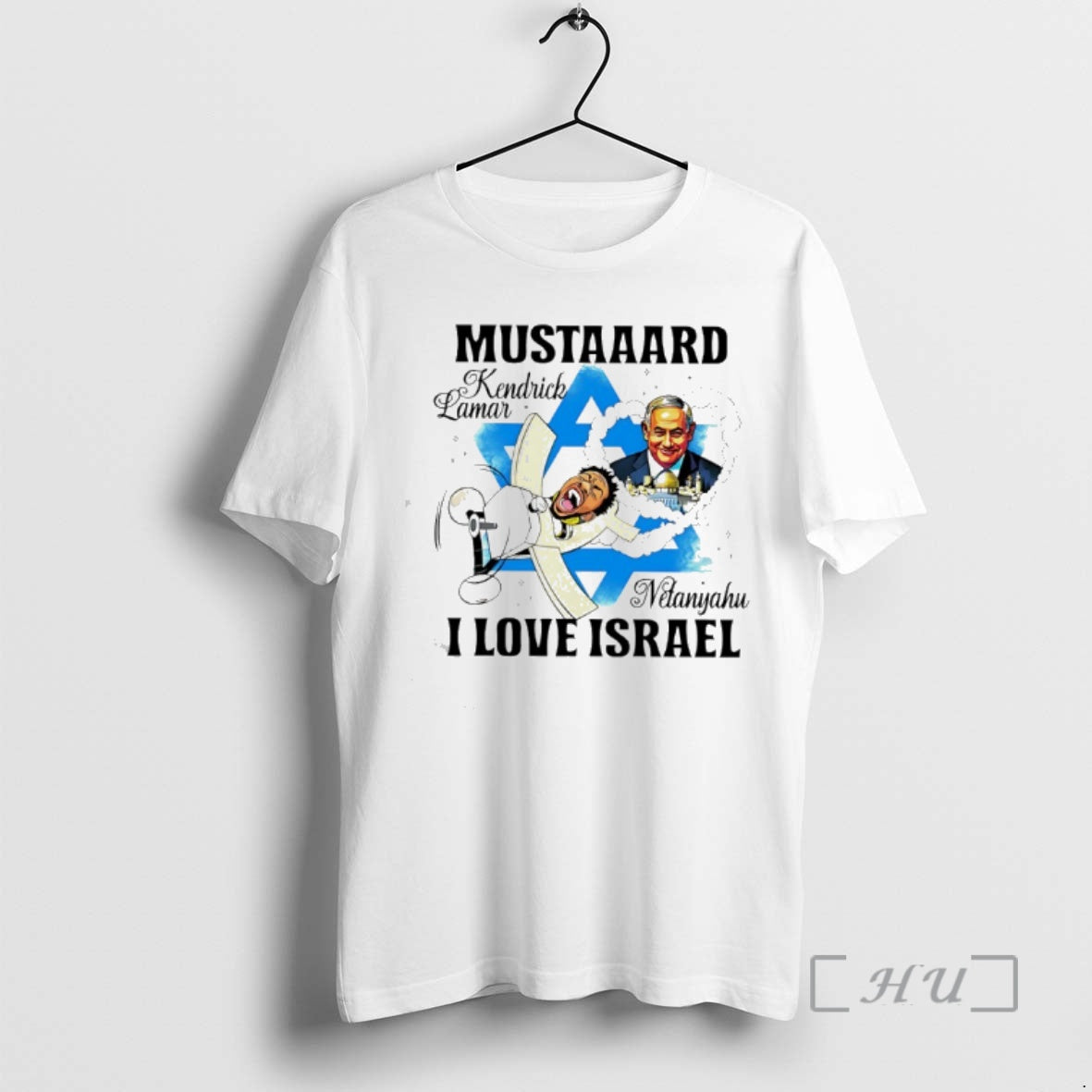 Officials Kendrick Lamar Mustaaard Netanyahu I Love Israel Unisex