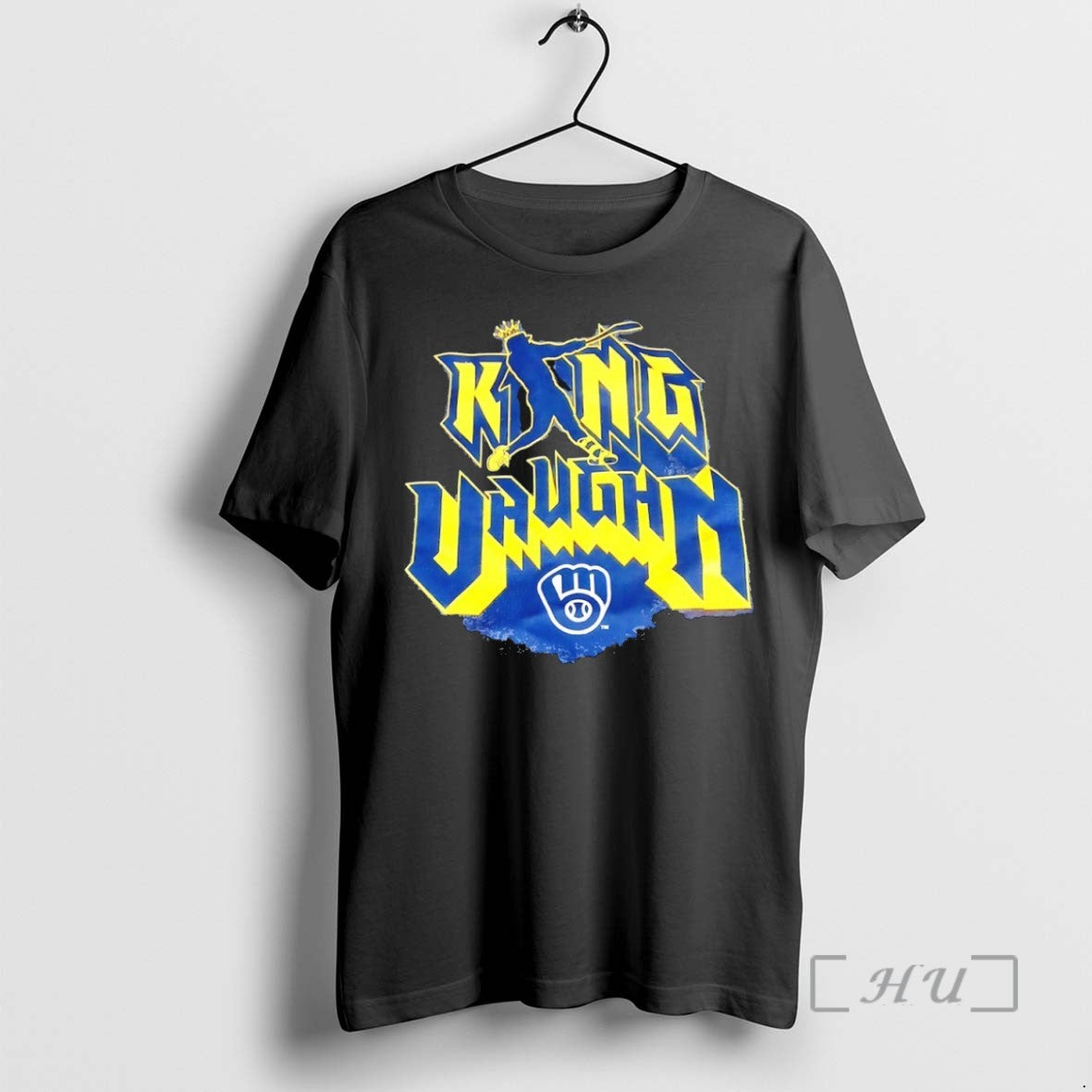 Officials King Vaughn Milwaukee Brewers Andrew Vaughn Tee Shirt Sweater