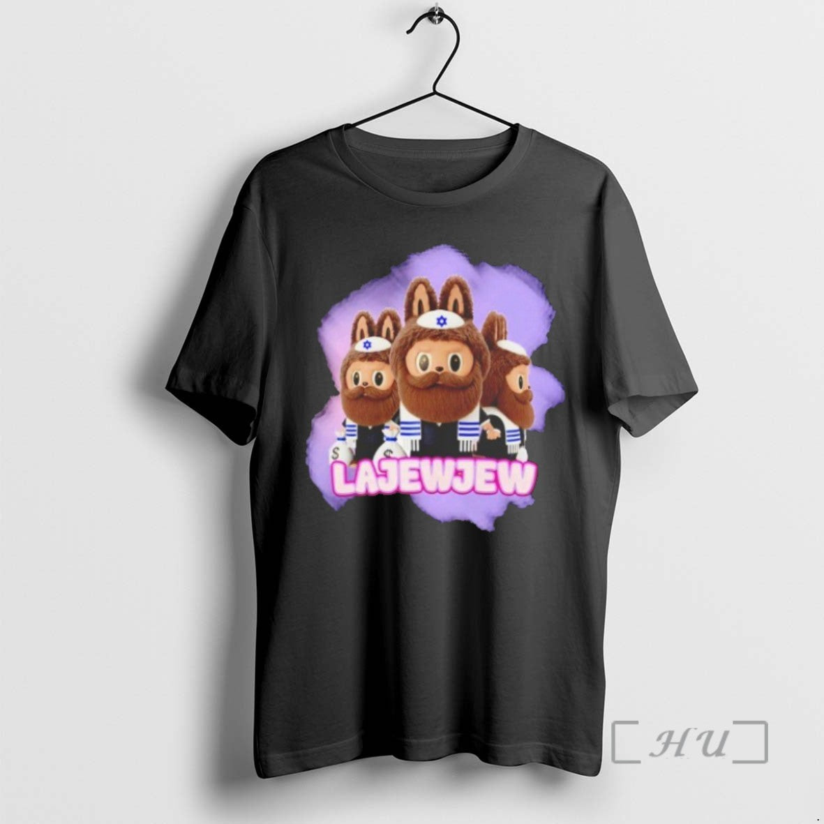 Officials Lajewjew Labubu X Jewish Graphic T Shirt Sweater