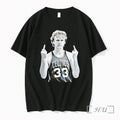 Officials Larry Bird Middle Finger Graphic Basketball Legend Unisex