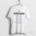 Officials Las Vegas Aces 2025 Wnba Finals Champions Team Roster Tee Shirt Sweater