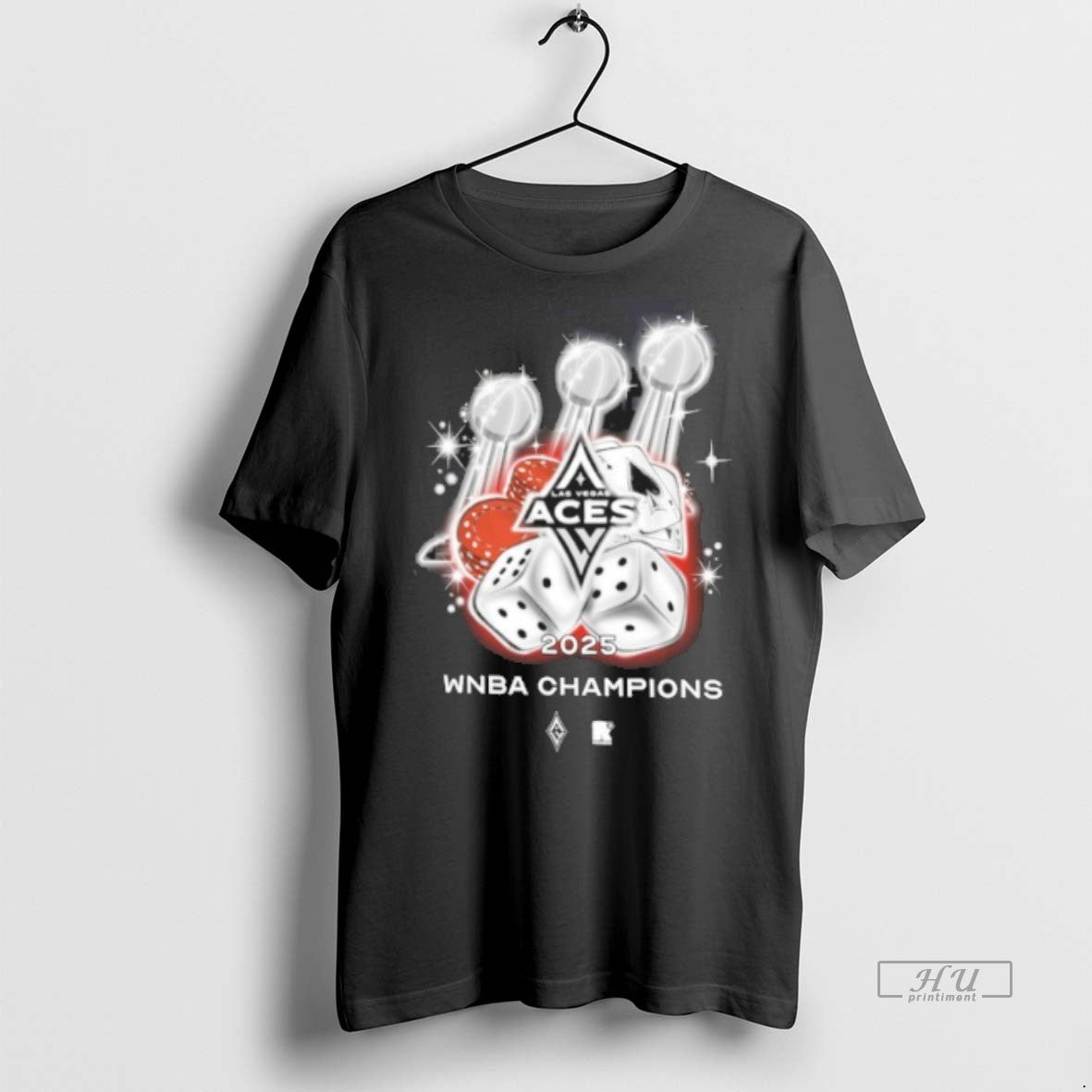 Officials Las Vegas Aces Three Time Wnba Champions Trophy Tee Shirt Sweater