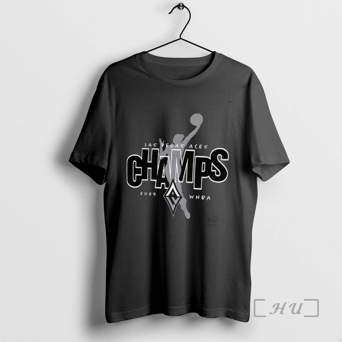 Officials Las Vegas Aces Wnba Finals Champions Victory 2025 Silhouette Tee Sweater