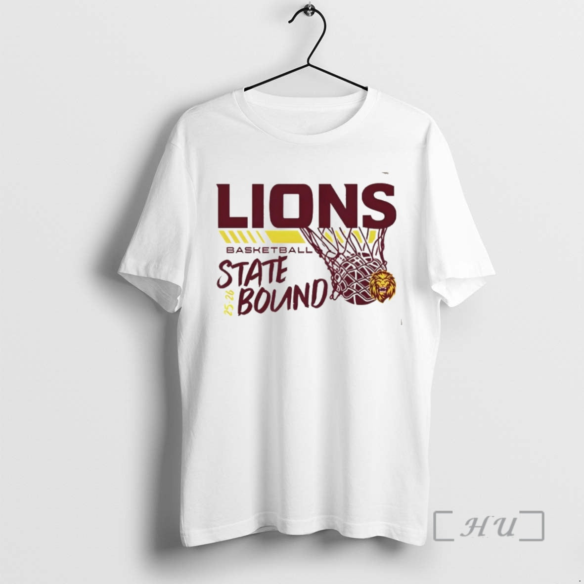 Officials Lions Basketball State Bound 25 26 Logo Unisex