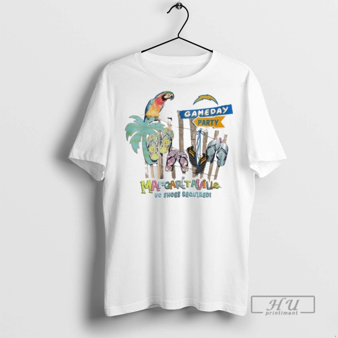 Officials Los Angeles Chargers Gameday Party Margaritaville No Shoes Required T Shirts Sweatshirt Hoodies