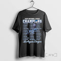 Officials Los Angeles Dodgers 2025 National League Champions Roster Shirts Sweater