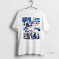 Officials Los Angeles Dodgers Baseball Bleed Blue Player Signature Skyline