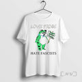 Officials Love Frogs Hate Fascists 2025 Ceramic Ceramic And Classic Dad Cap T Shirt Sweater