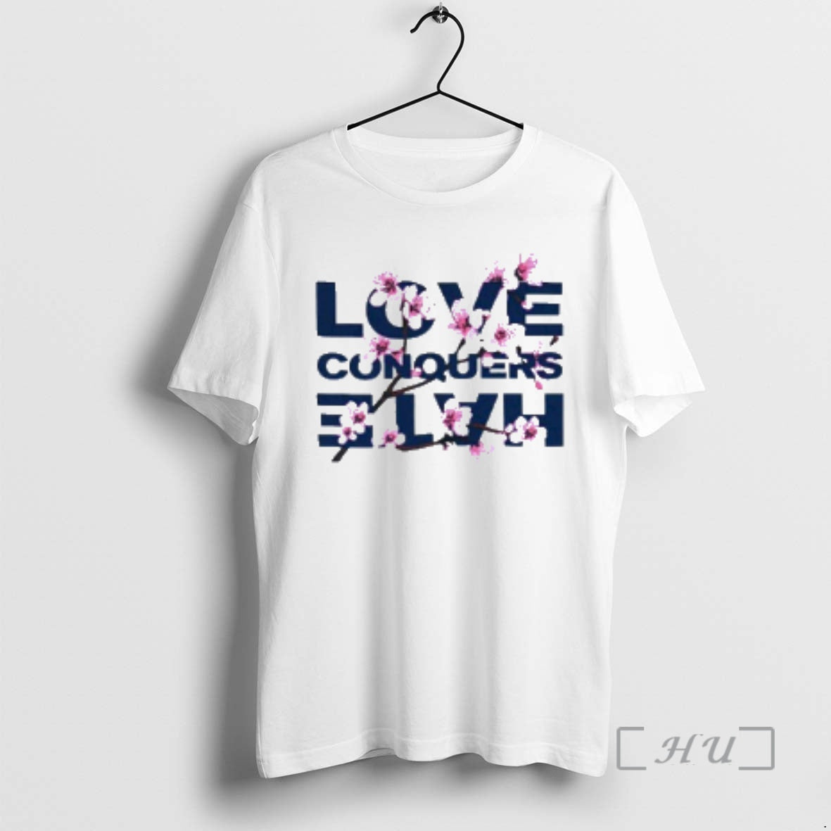 Officials Love Conquers Hate Cherry Blossom Unisex
