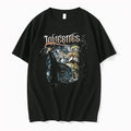 Officials Lovebites Howling White Wolf Wooden Ship Storm Ocean Waves Lightning Youth T Shirt Sweater