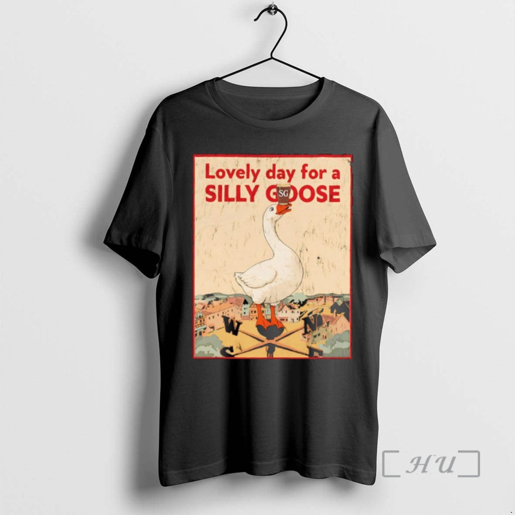 Officials Lovely Day For A Irish Silly Goose Unisex