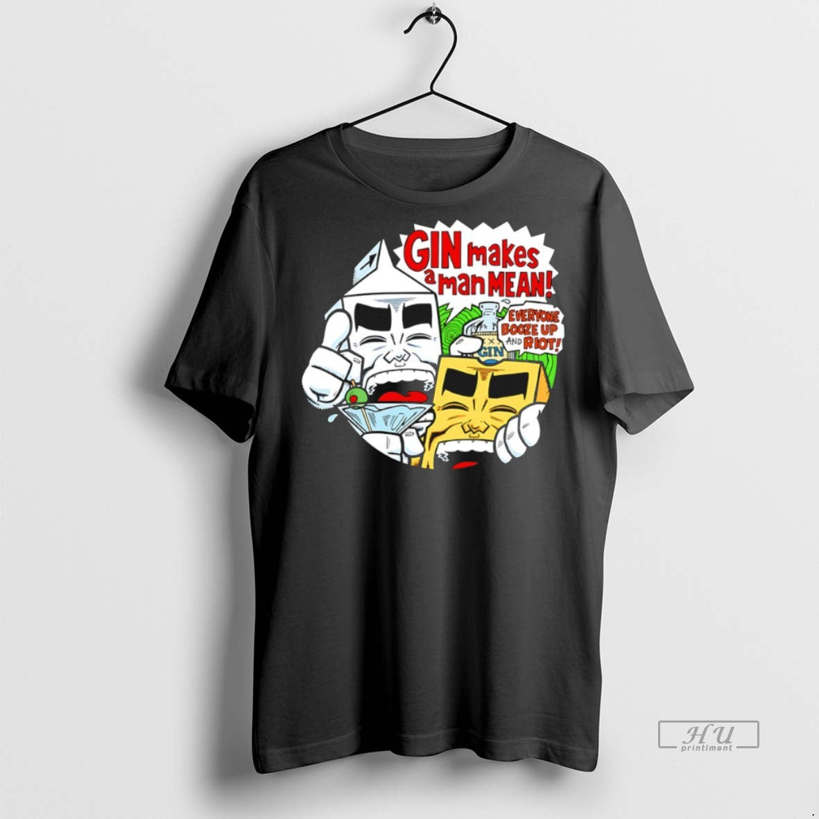 Officials Milk And Cheese Gin Makes A Man Mean T Shirt Sweater