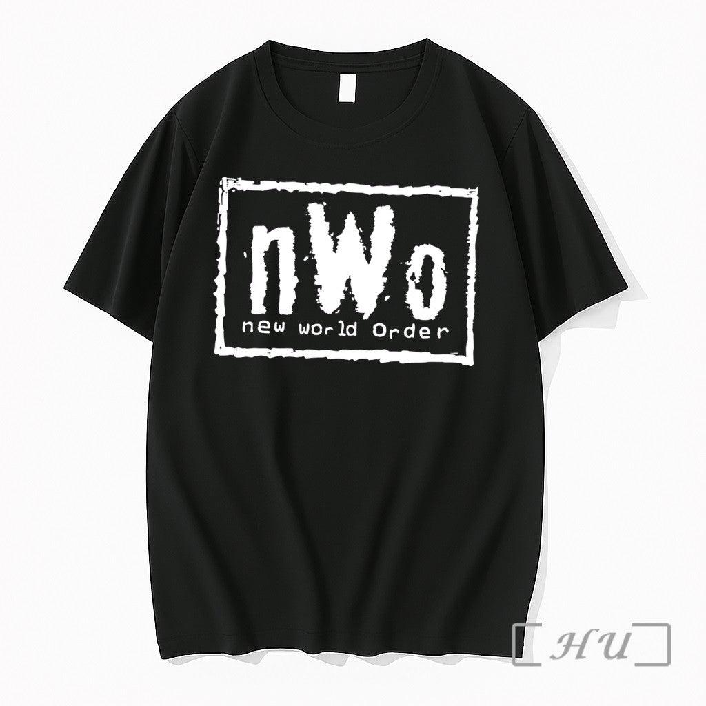 Officials Nwo New World Order Graphic Mens Black Unisex