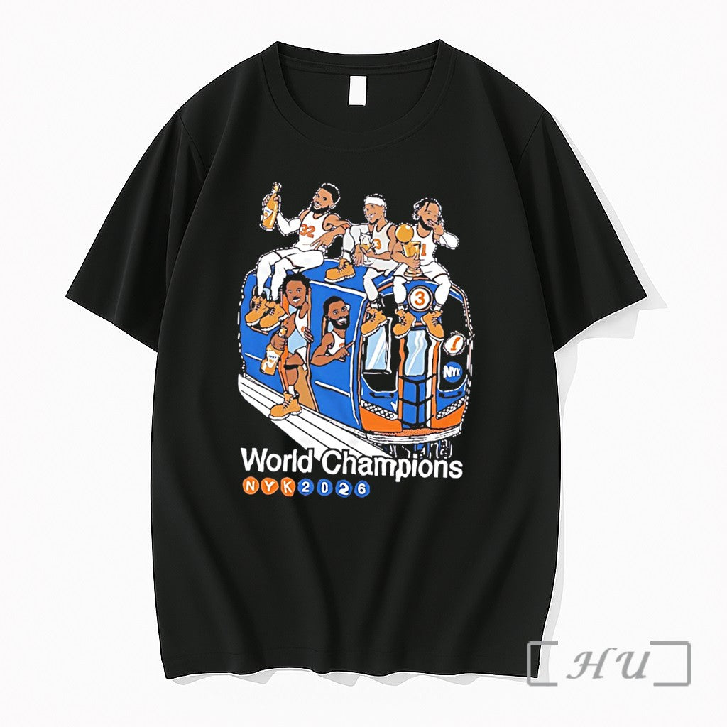 Officials Nyc Knicks Homecoming World Champions 2026 Tee Unisex