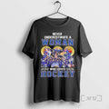 Officials Never Underestimate A Woman Who Loves Usa Hockey Champions Unisex