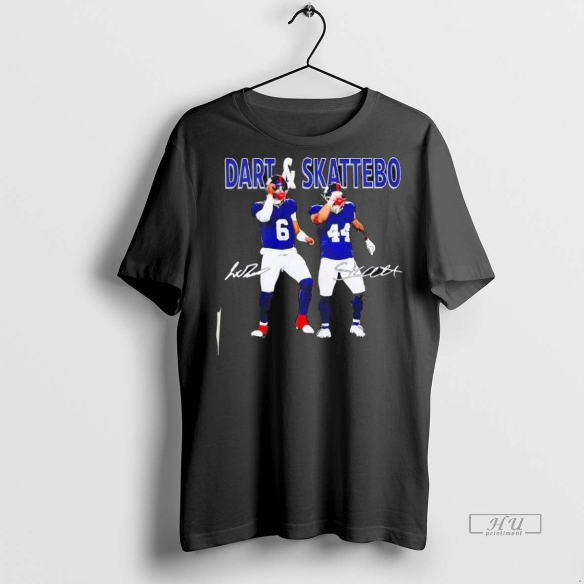 Officials New York Giants Dart And Skattebo Mark Bavaro Evan Engram Black T Shirt Sweater